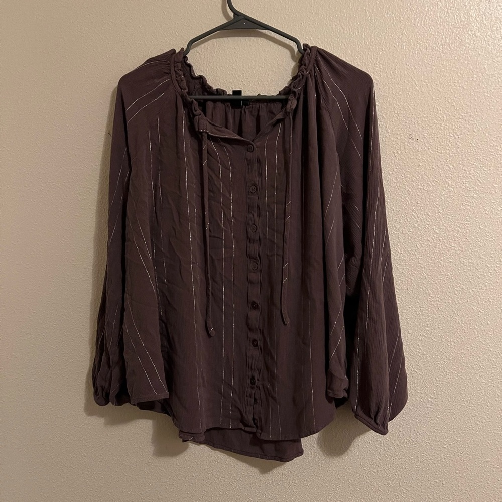 Purple blouse Torrid